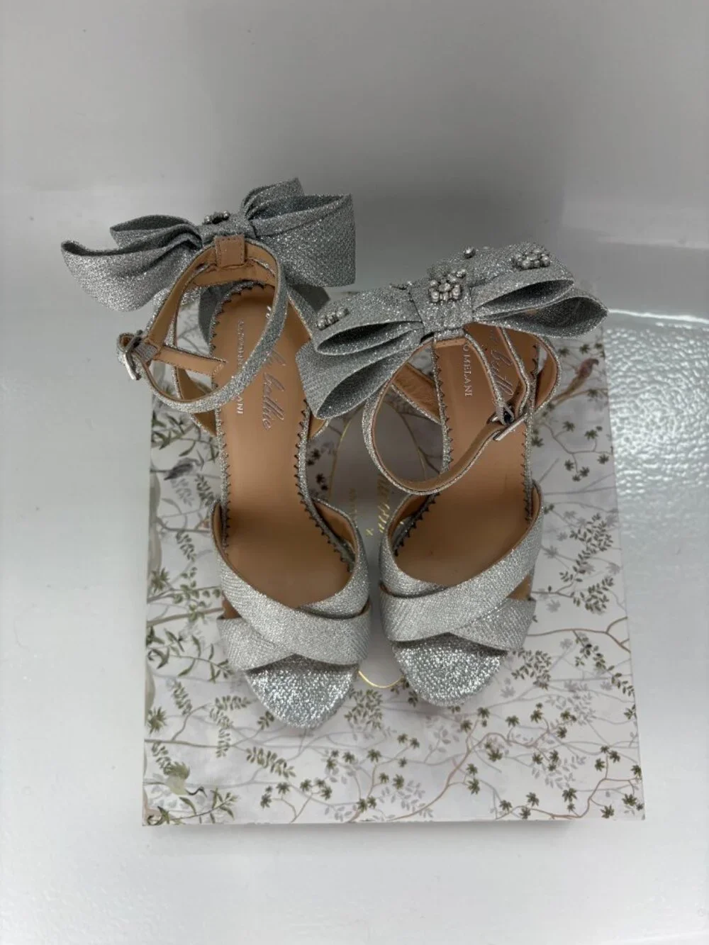 ANTONIO MELANI silver platform